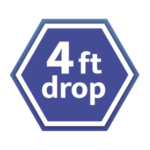 4 ft drop